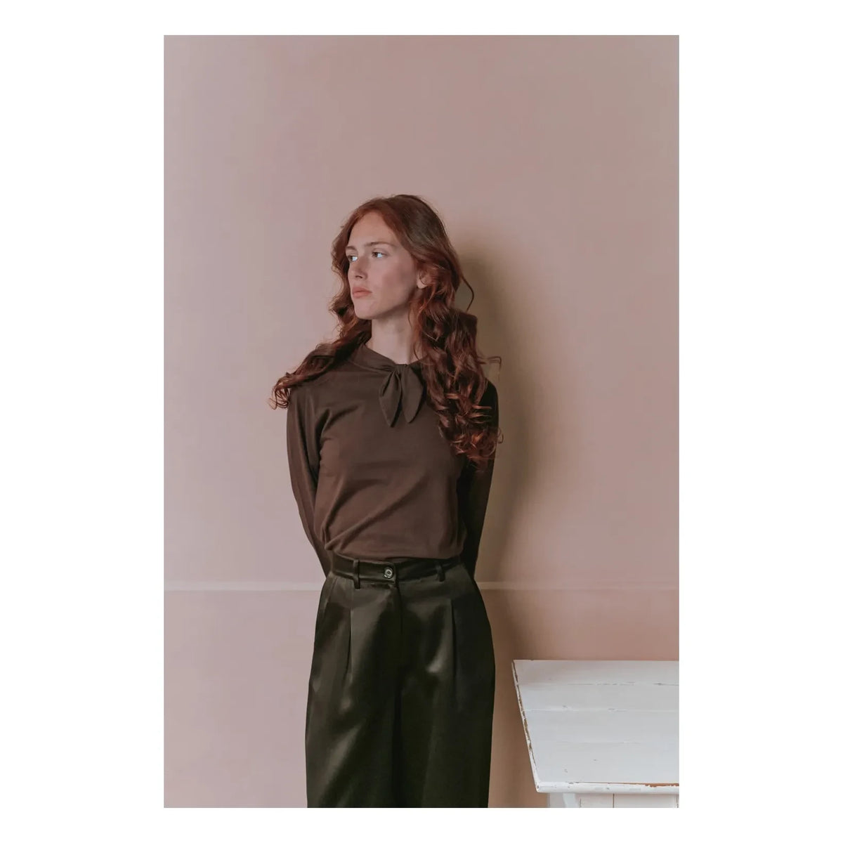 Emile et Ida - Noeud Elora T-Shirt | Ebony