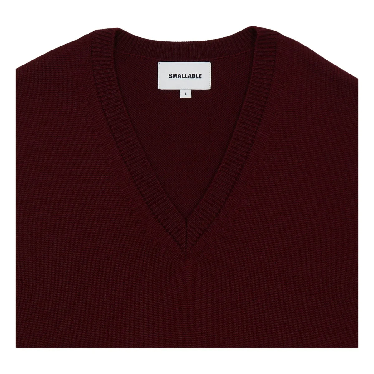 Smallable Man - Baxter Sleeveless Merino Wool Sweater | Burgundy
