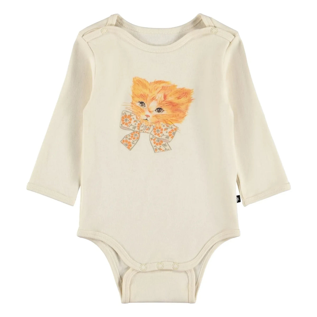 Molo - Body Foss Cat Organic Cotton | Ivory