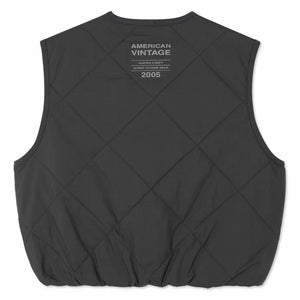 American Vintage - Yupibam Sleeveless Jacket | Charcoal Gray