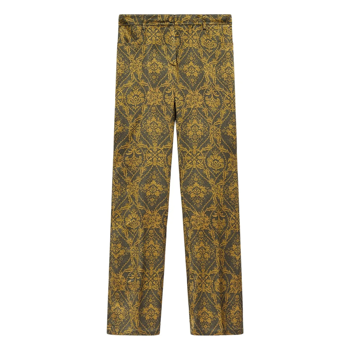 Momoni - Odin Silk Trousers | Gold