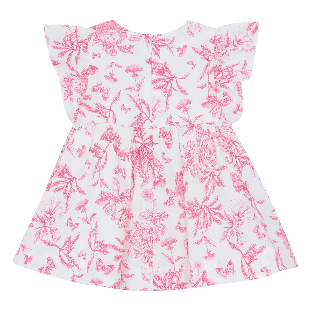 Tartine et Chocolat - Floral Pattern Dress - Toile de Jouy Inspired | Pink