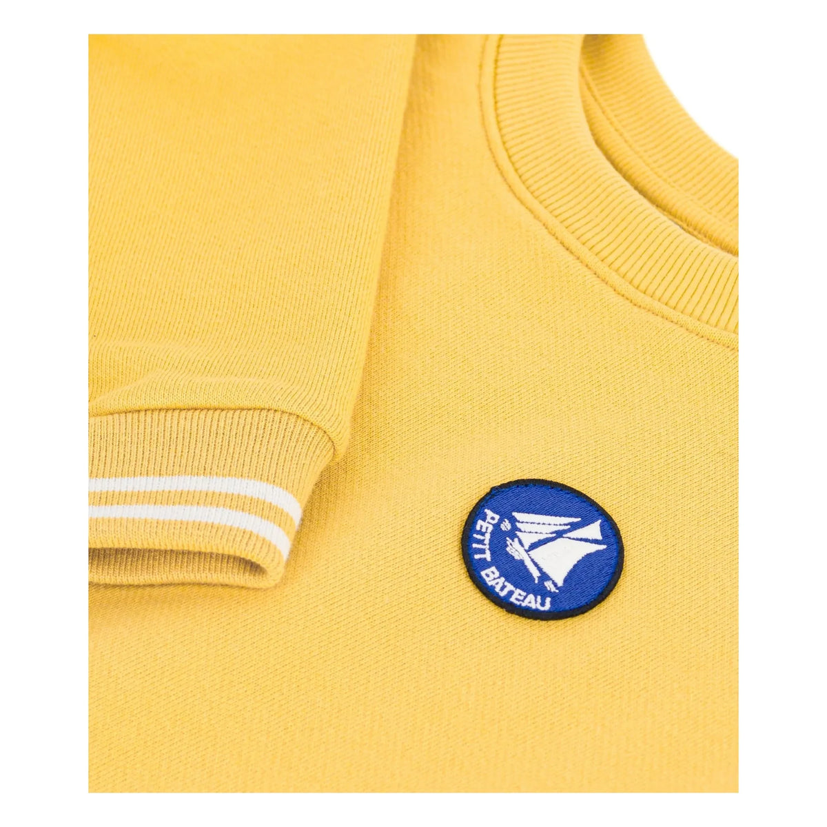 Petit Bateau - Organic cotton logo sweatshirt | Yellow