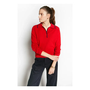 Indee - Winner Polo Neck Sweater | Red