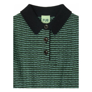 FUB - Merino wool polo shirt | Green