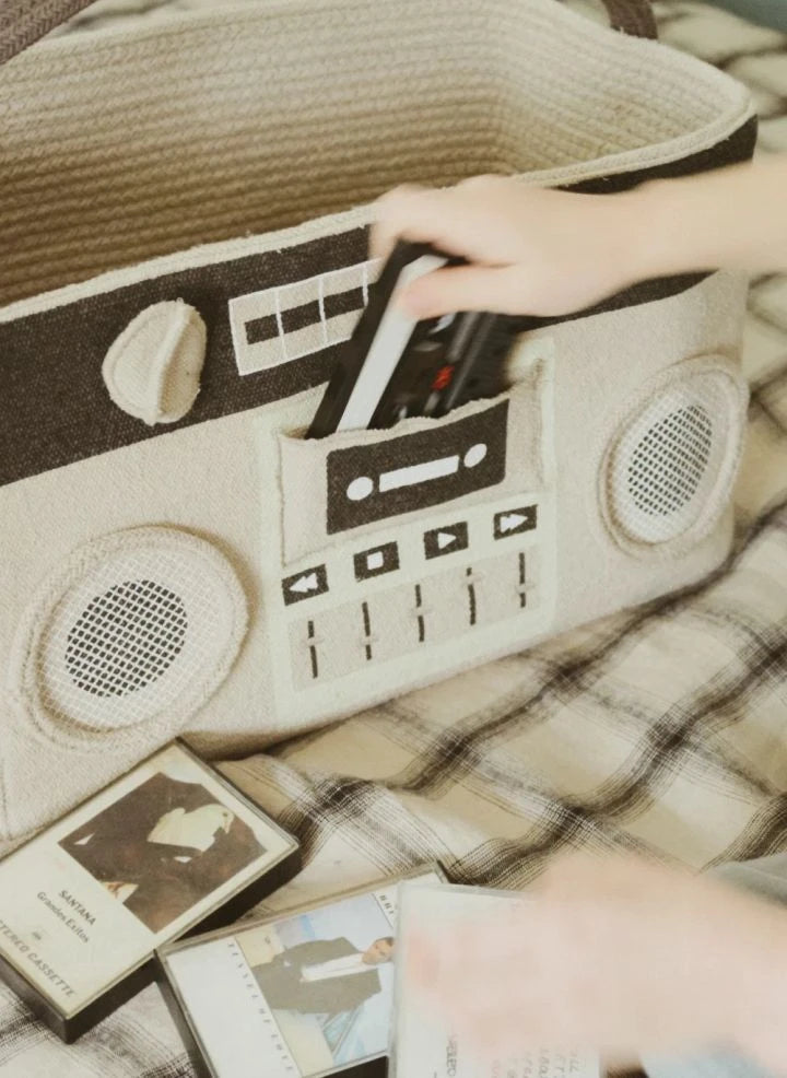 Lorena Canals - Radio Storage Basket | Sand