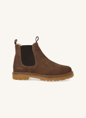 Angulus - Chelsea Tracksole Boots | Mocha