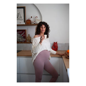 Mama Hangs - Mama Flow Maternity Leggings | Terracotta