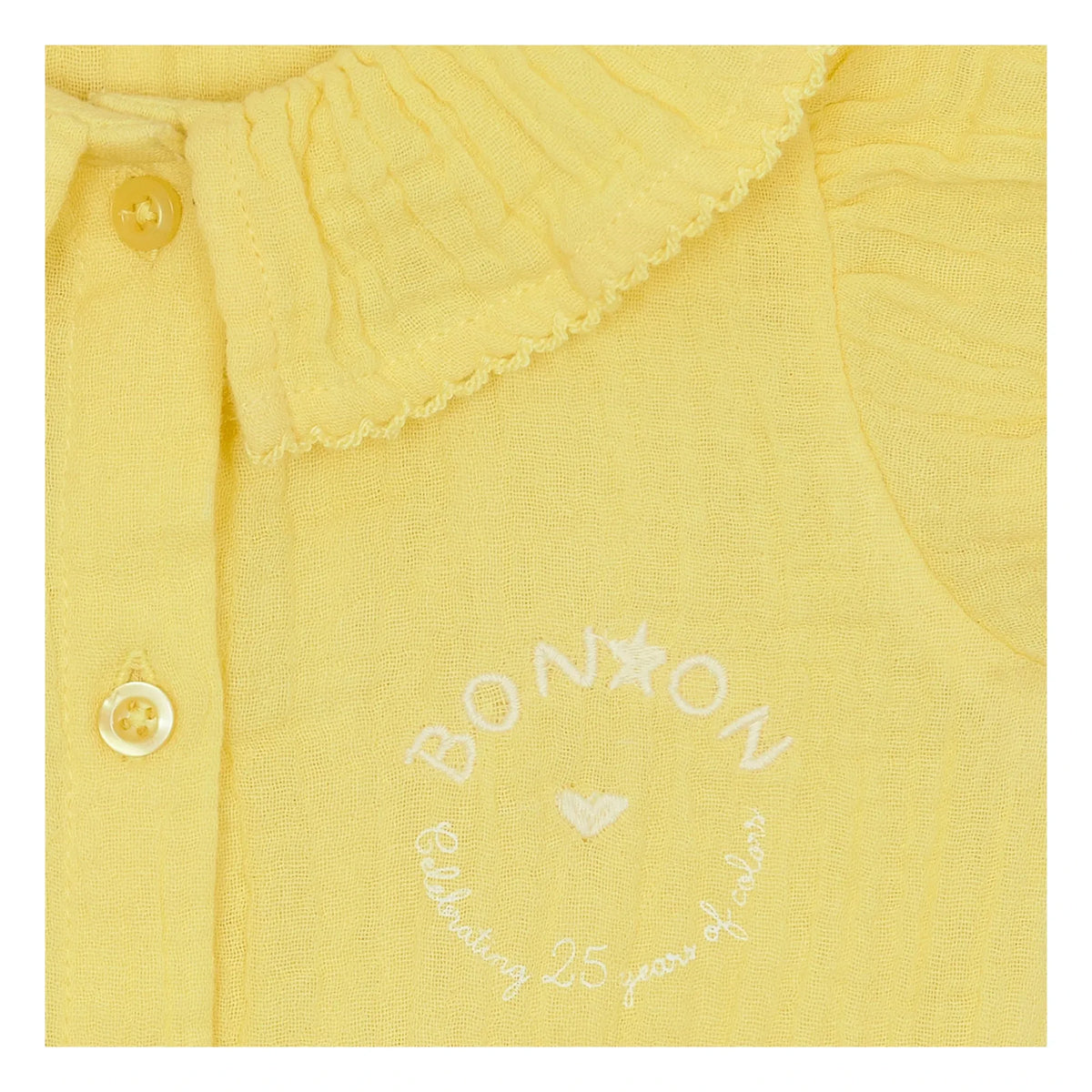 Bonton - Norma Claudine Collar Jumpsuit | Yellow