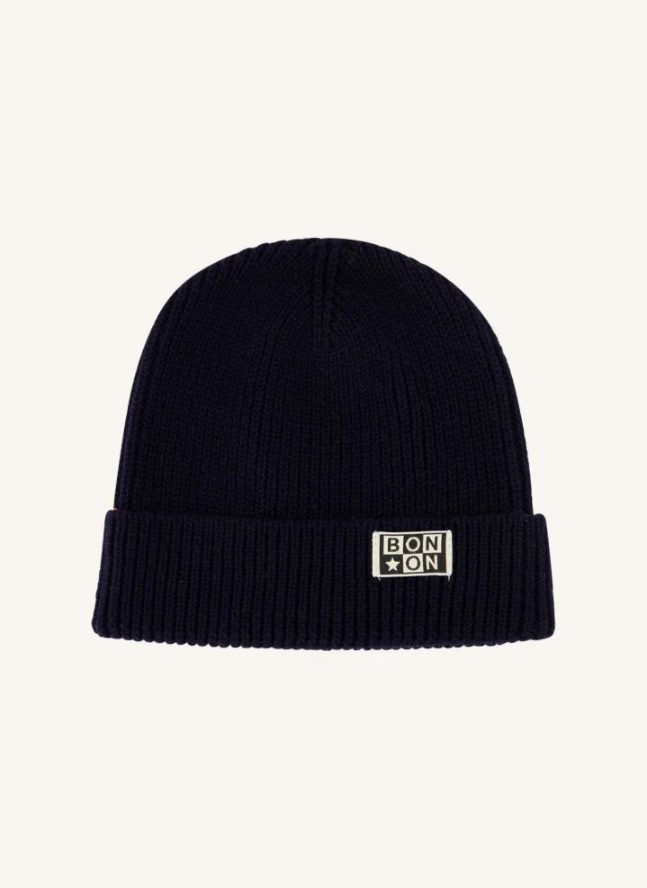 Bonton - Merino Wool Beanie | Navy