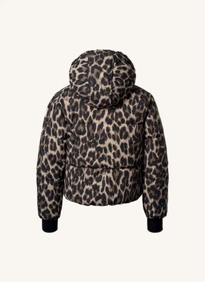 Molo - Hansine Pro Leopard puffer jacket | Brown