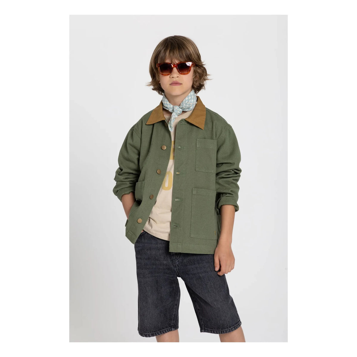 Hundred Pieces - Pablo Worker Jacket | Khaki