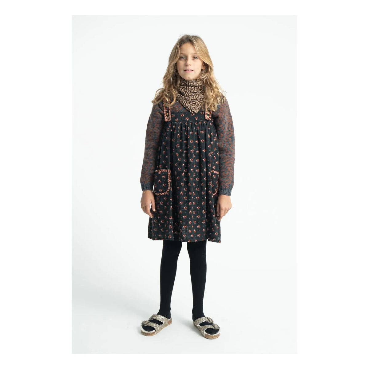 Piupiuchick - Floral Dress | Black
