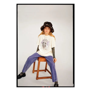 Molo - Riley Poodle Organic Cotton T-Shirt | White