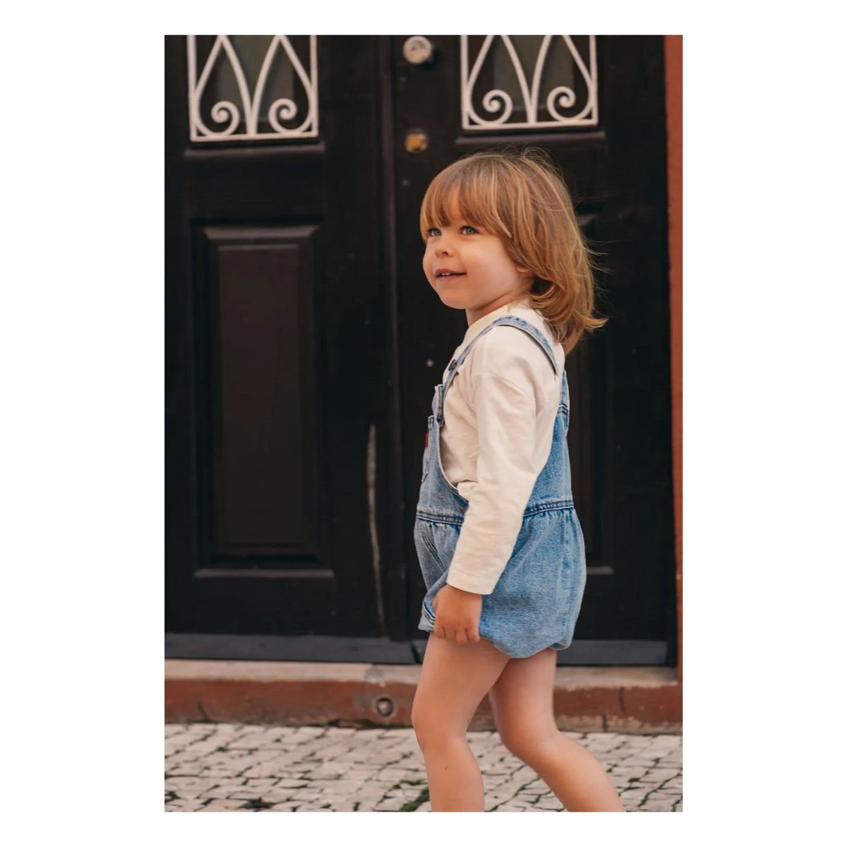 Favorite People - Old Denim Overalls | Blue