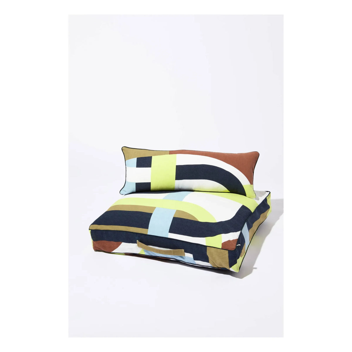 Mapoésie - Supersonic Floor Cushion | Lemon Yellow