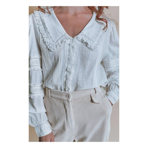 Emile et Ida - Vintage Ecume Blouse | Ecru