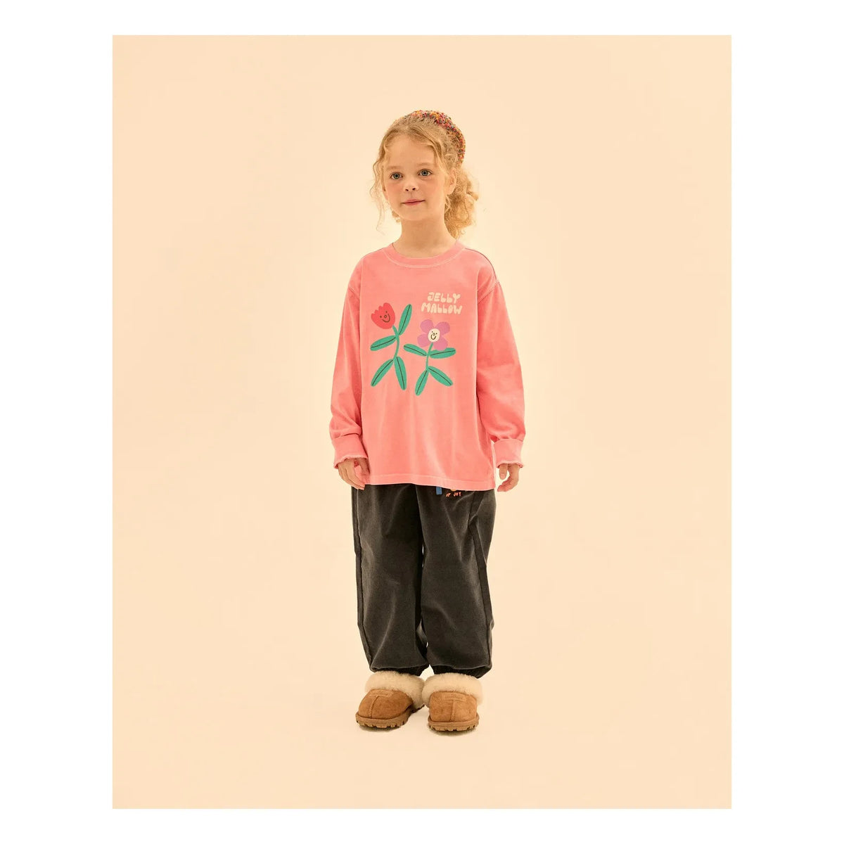 Jelly Mallow - Floral T-Shirt | Pink
