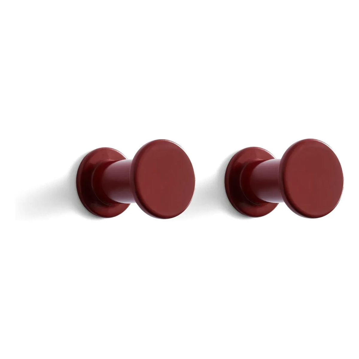 Hay - 2-piece Wall Hook | Red