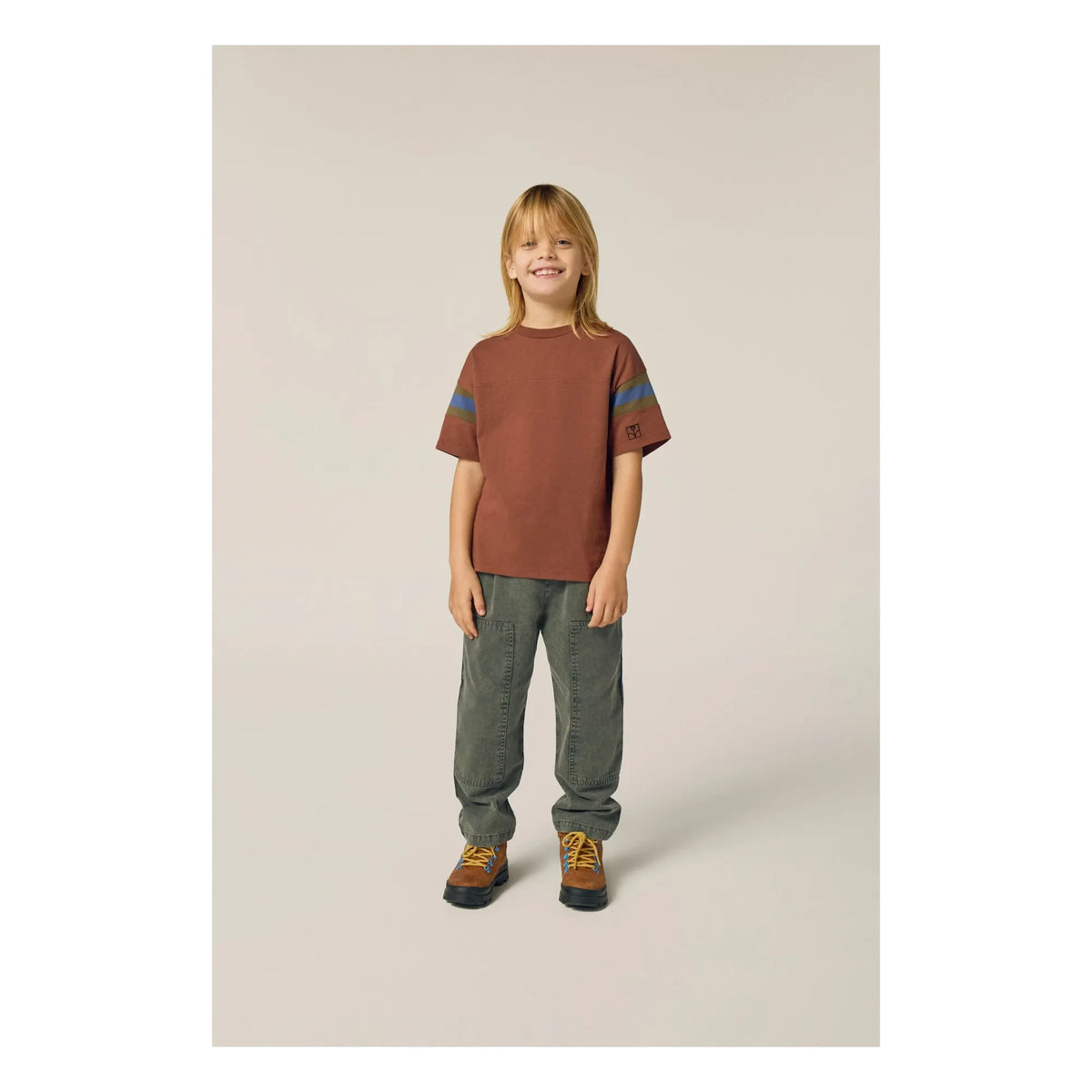 The Campamento - Striped T-Shirt | Brown