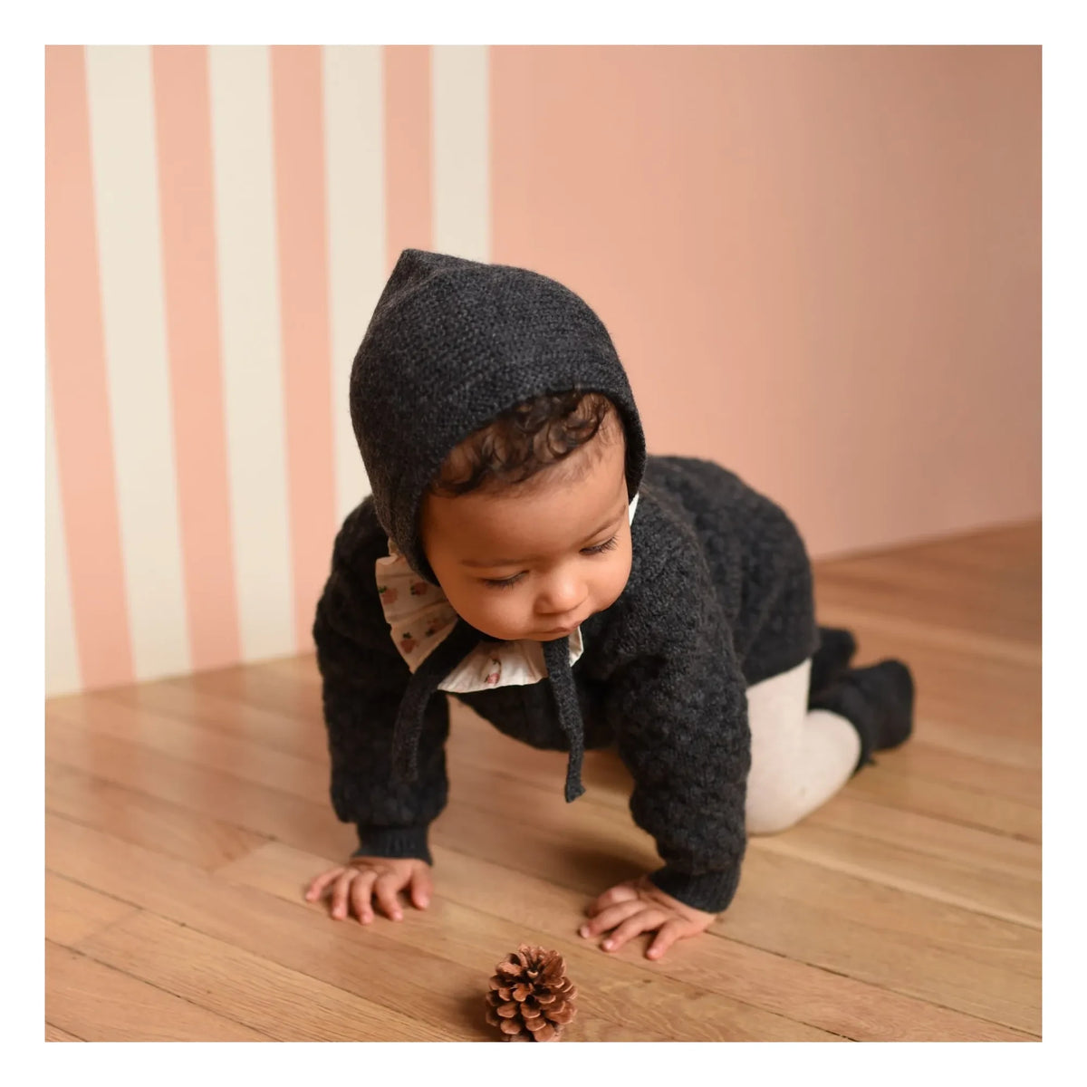 Lililotte - Diego Wool Romper | Gray Melange