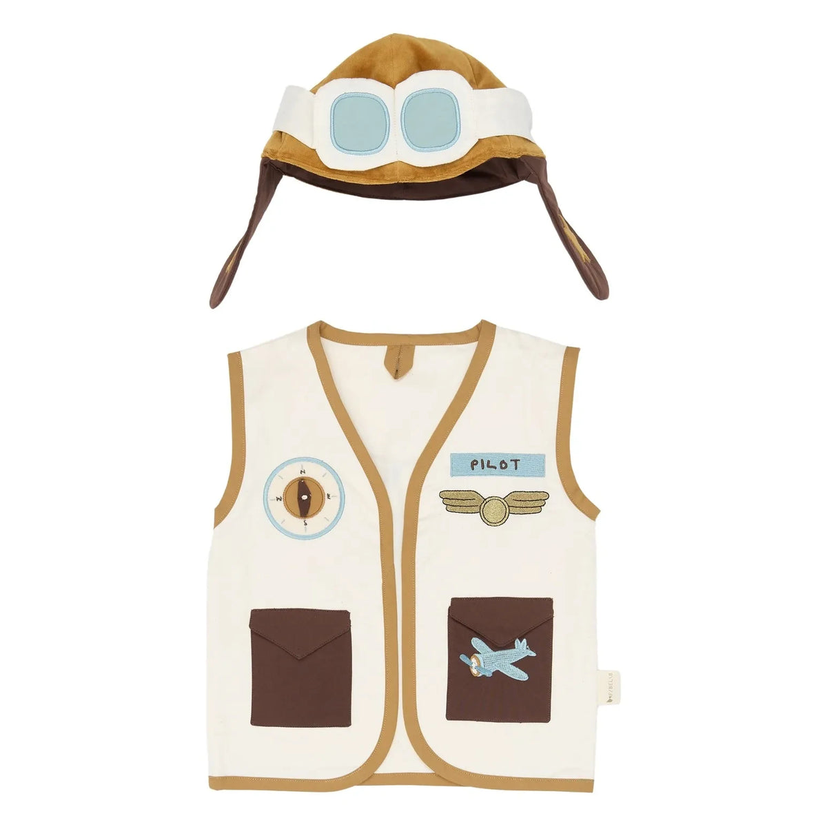Fabelab - Aviator Costume | Ecru