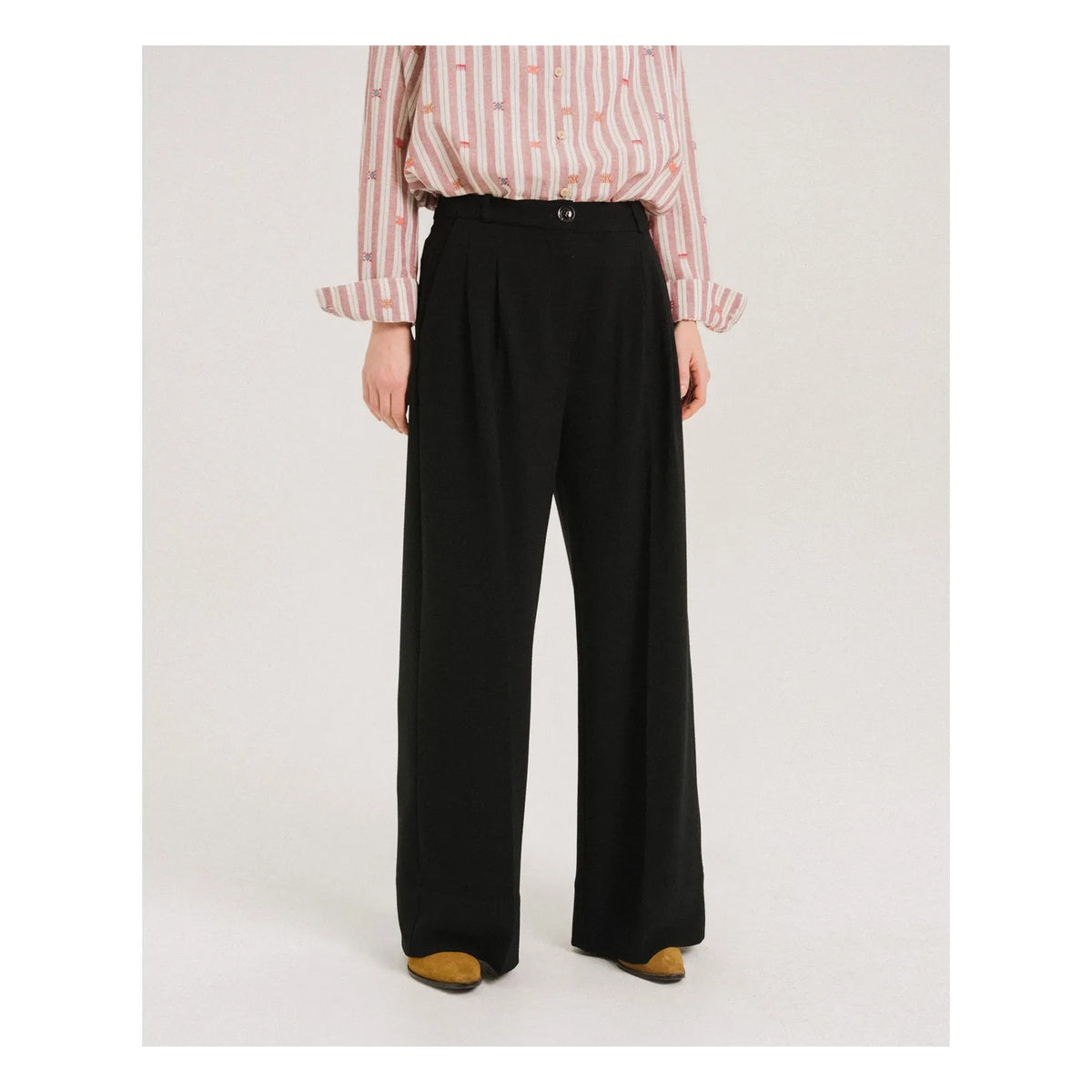 Tinsels - Uptown Wide Leg Pants | Black
