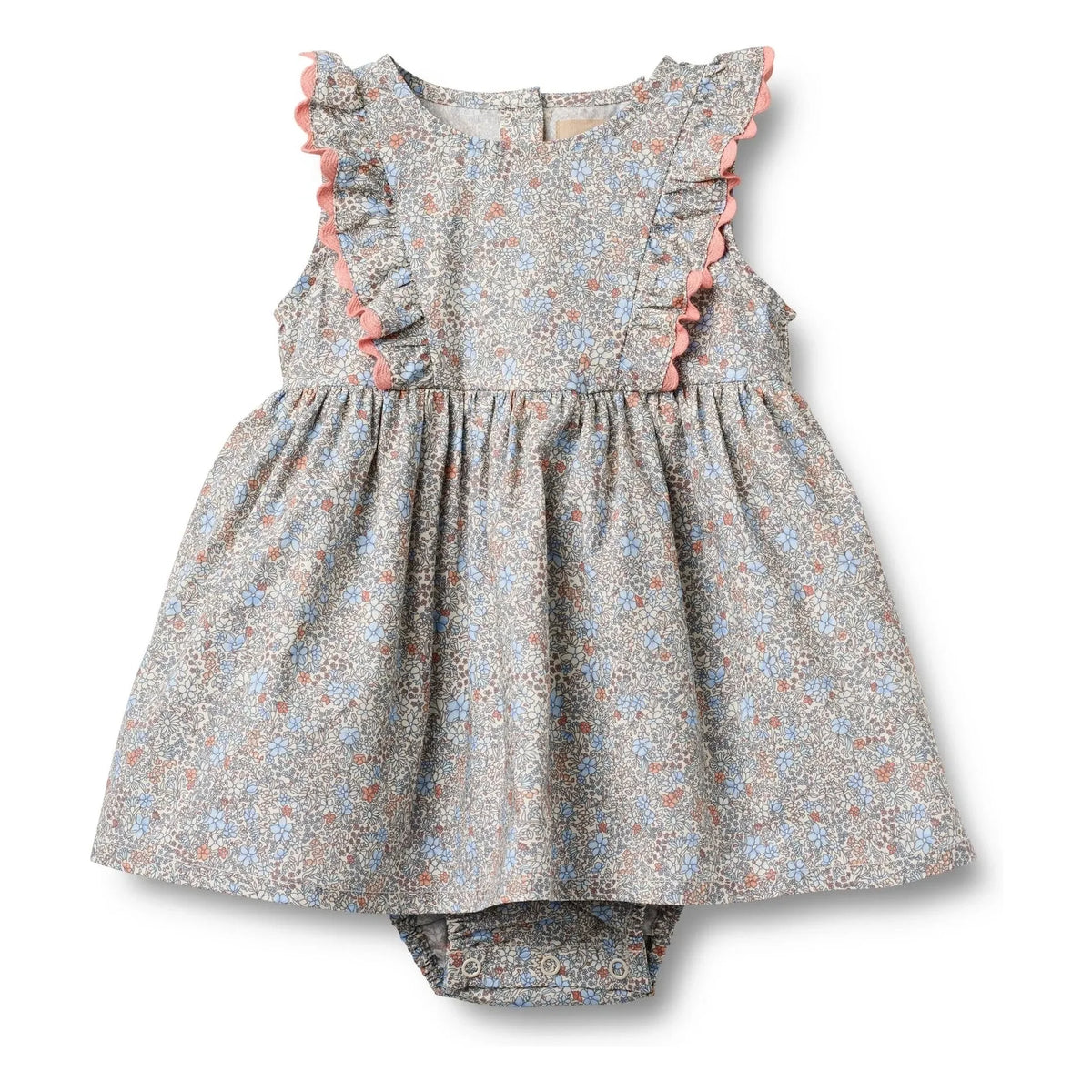 Wheat - Printed Biyeli Safia Dress | Light Blue