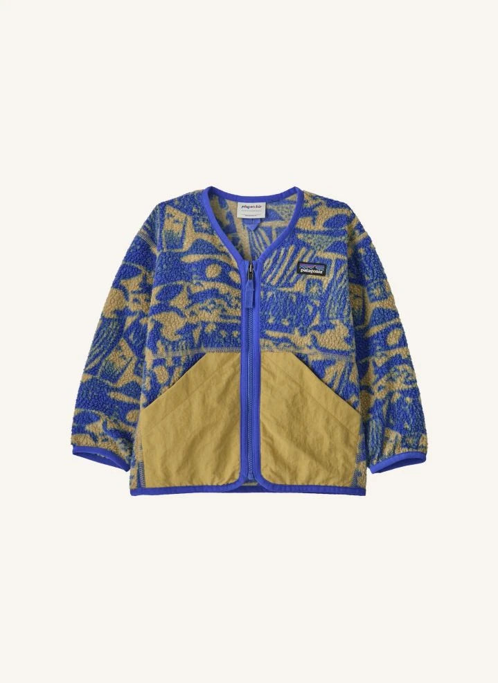 Patagonia - Recycled Fiber Shearling Fleece Jacket | Blue