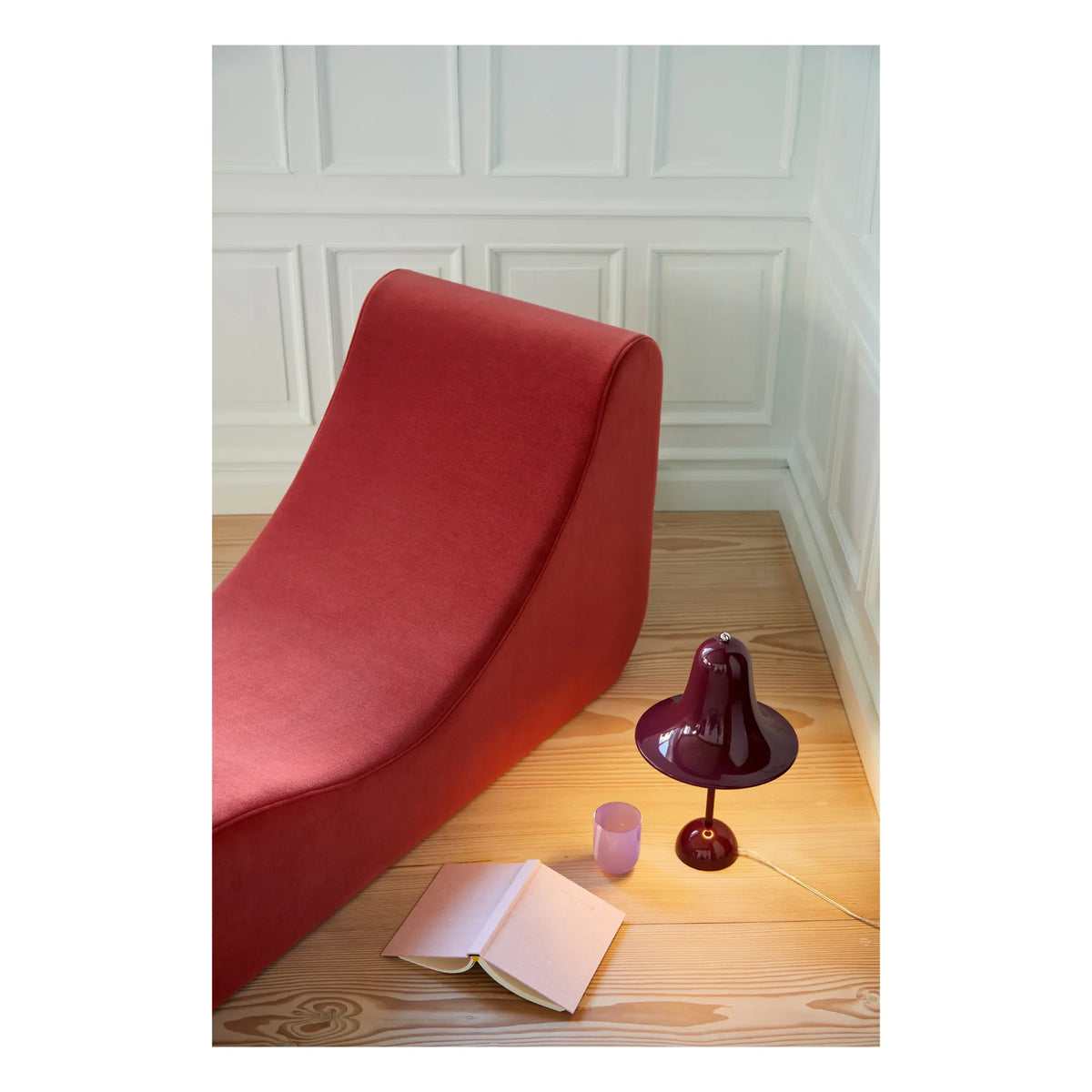 Verpan - Welle 4 Lounge Chair | Red