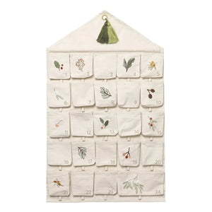 Fabelab - Yule Greens Organic Cotton Embroidered Advent Calendar
