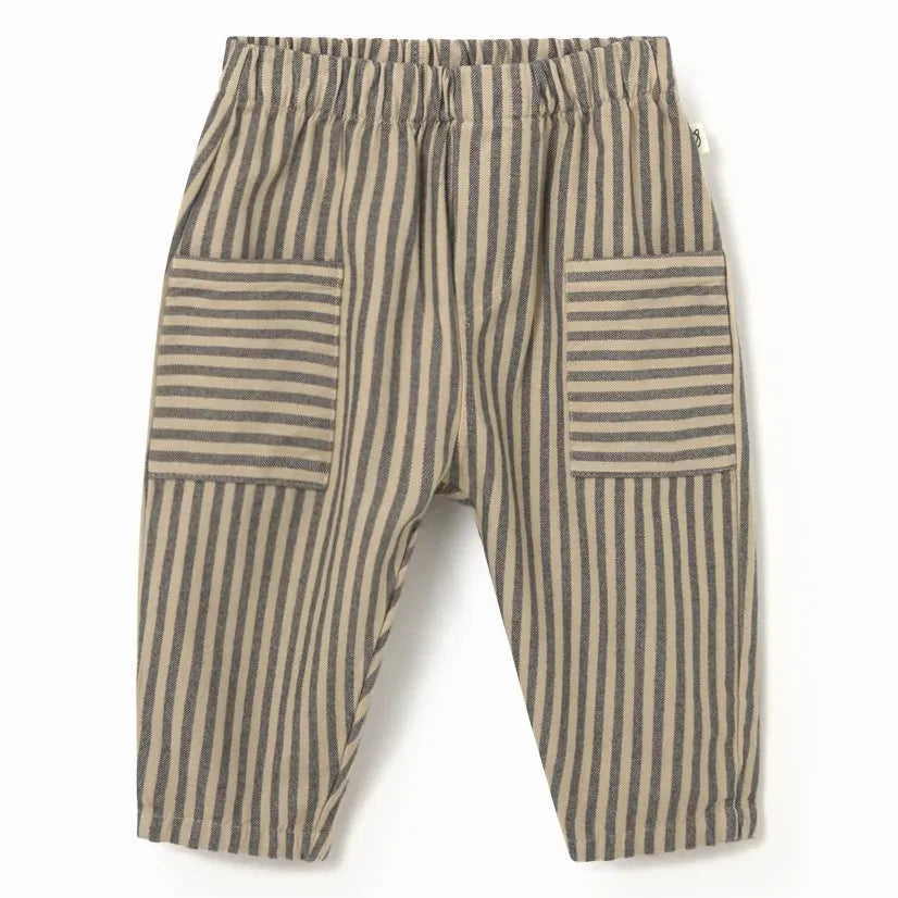 Cozmo - Striped Nepal Pants | Beige