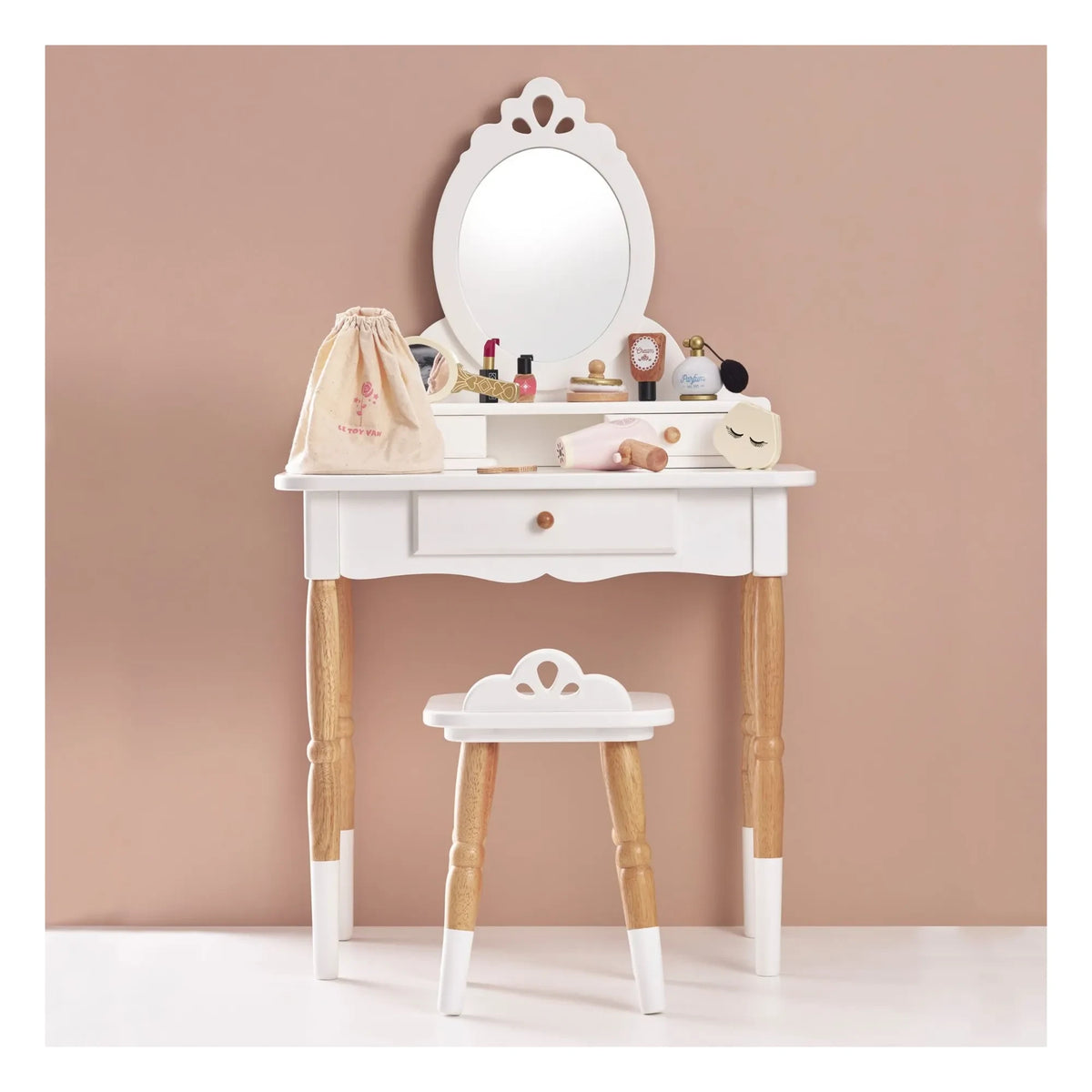 Le Toy Van - Bordered dressing table | White