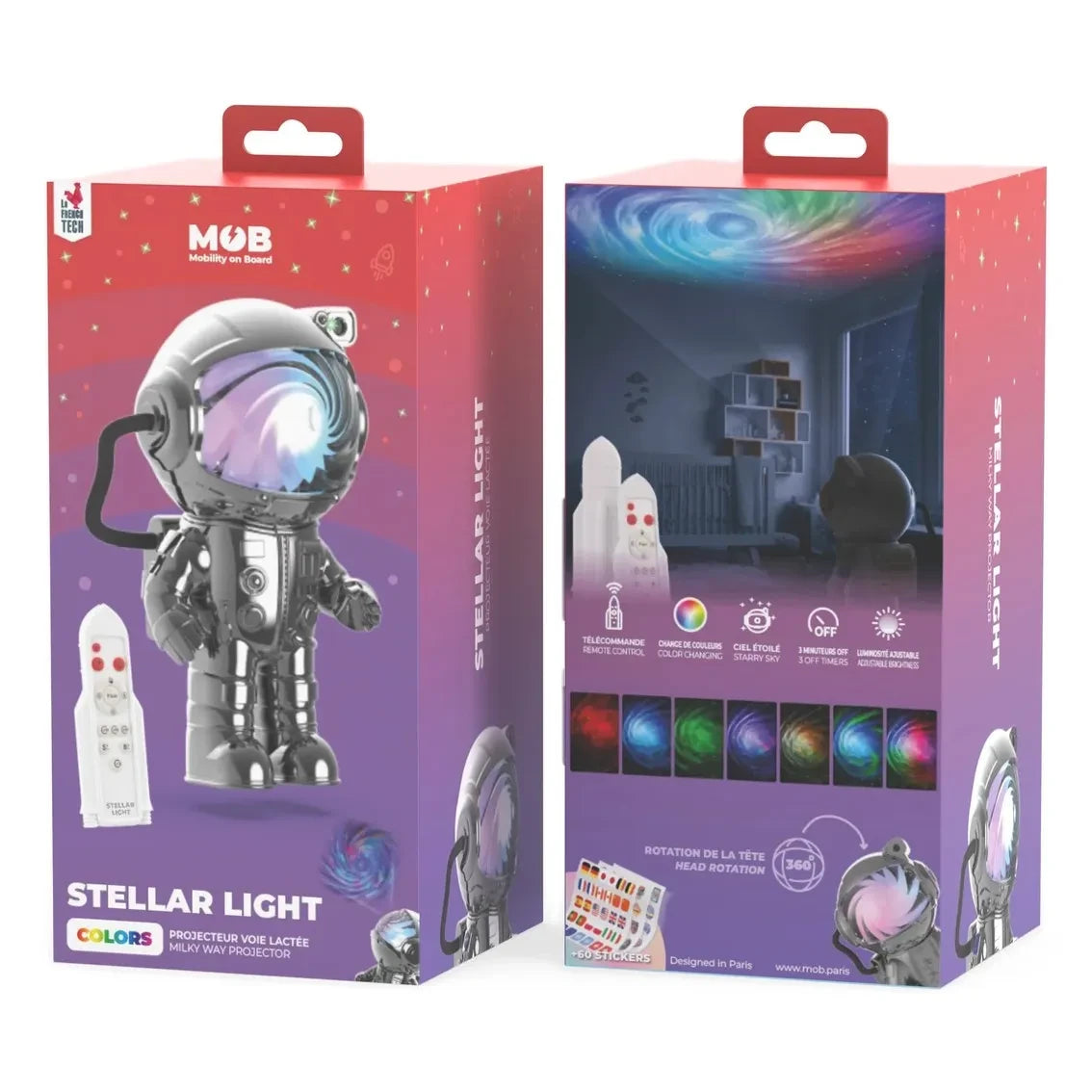 MOB - Stellar Light Milky Way Projector | Silver