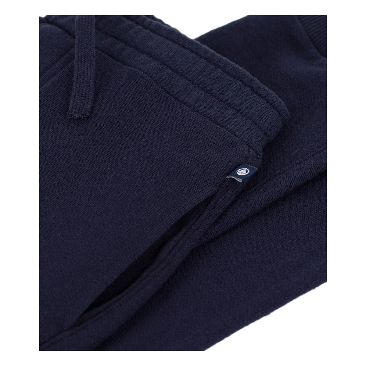 Petit Bateau - Plain fleece jogger | Navy
