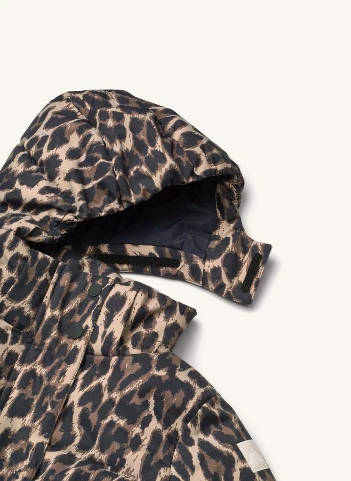 Molo - Hansine Pro Leopard puffer jacket | Brown