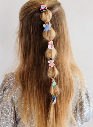 Mimi & Lula - 6-piece Cute Character Hair Clip Set | Ecru