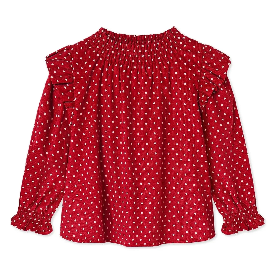 Fliink - Dolly Polka Dot Blouse | Red