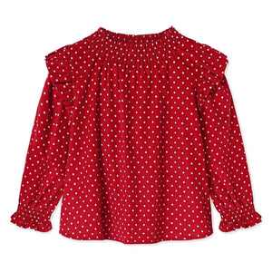 Fliink - Dolly Polka Dot Blouse | Red