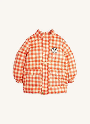 Mini Rodini - Ritzratz Gingham puffer jacket | Red