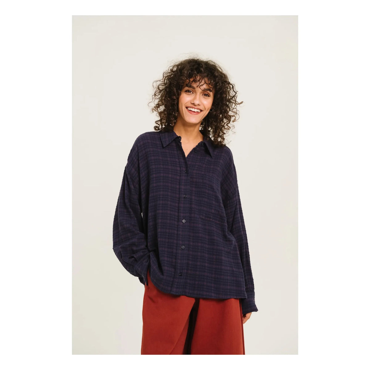 Sacrécoeur - Baylie Cotton Shirt | Blue
