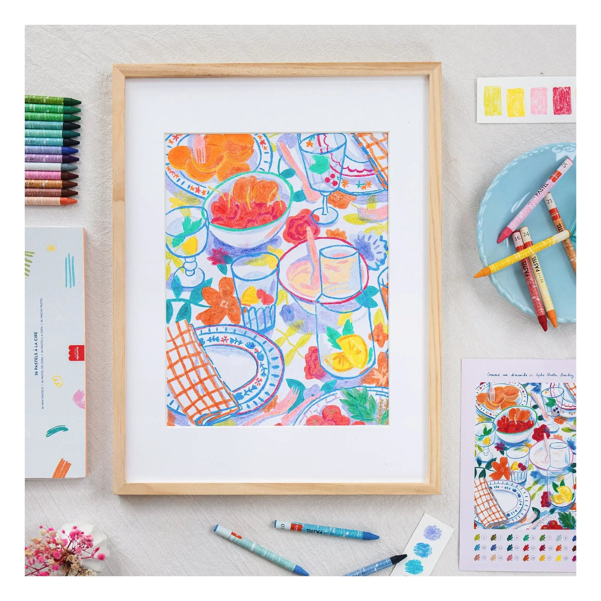 La Petite Épicerie - Numbered Pastel Set - Comme un Dimanche