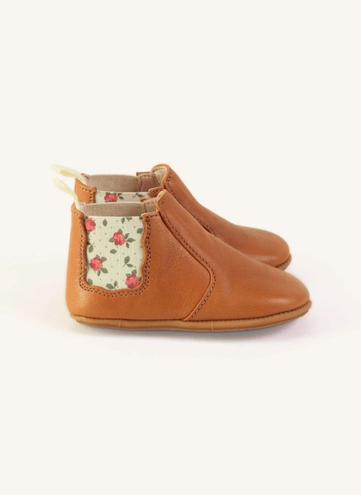 Lazare - Oscar Flowers Slippers | Camel