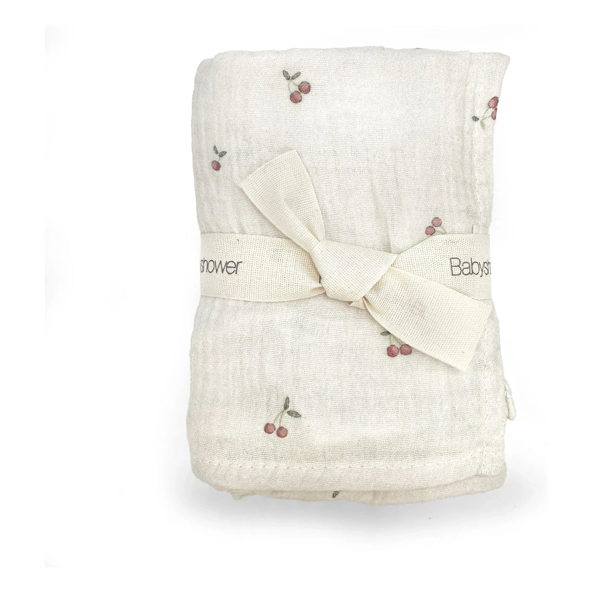 Baby Shower - Cherries Nappies - 3-piece Set | Ecru