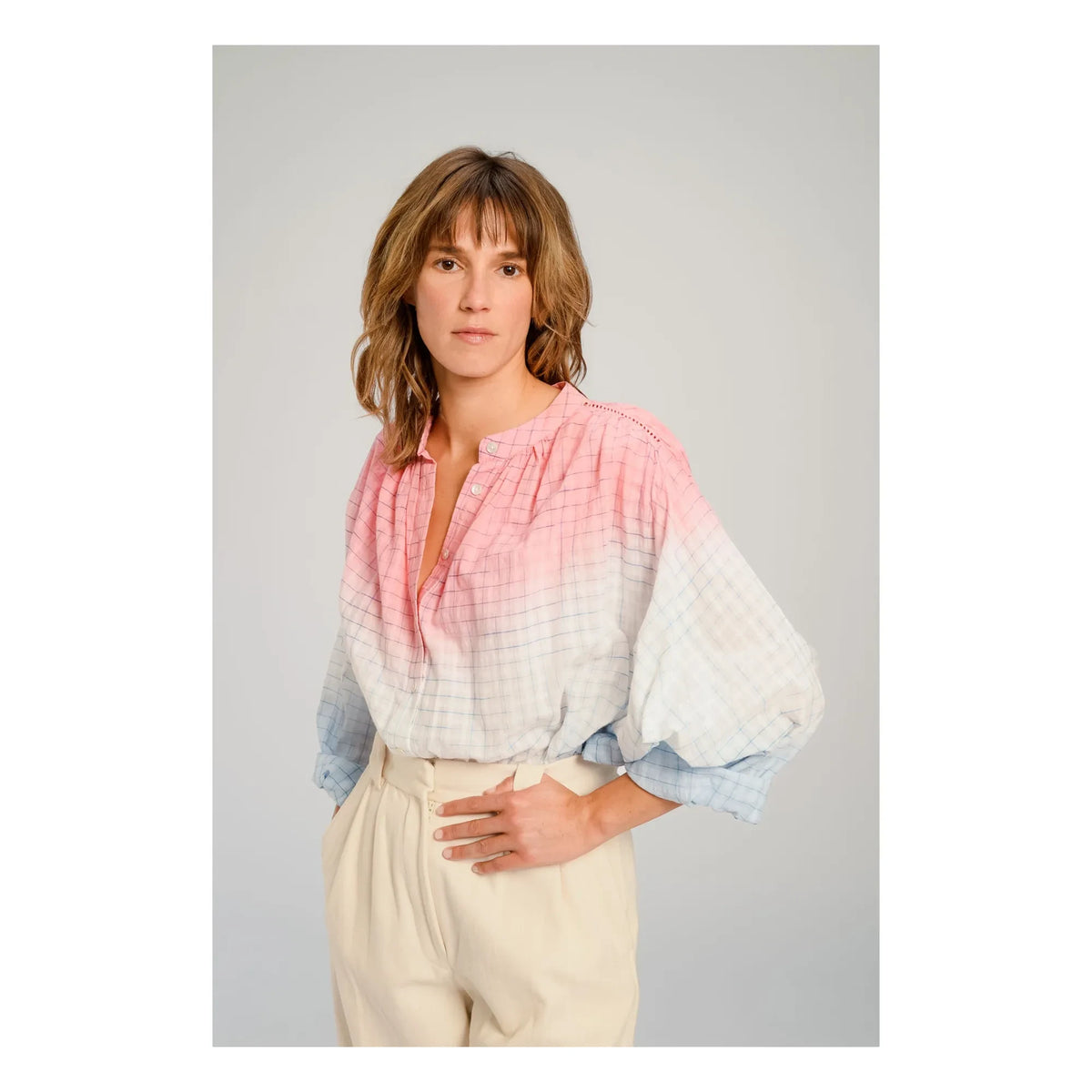 Virginie de Vinster - Himi blouse | Red