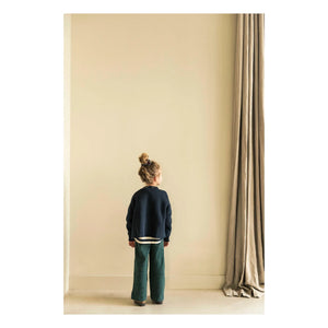 Jenest - Millie Striped Organic Cotton T-Shirt | Navy