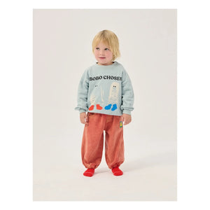 Bobo Choses - Washed Organic Cotton Denim Jeans | Red