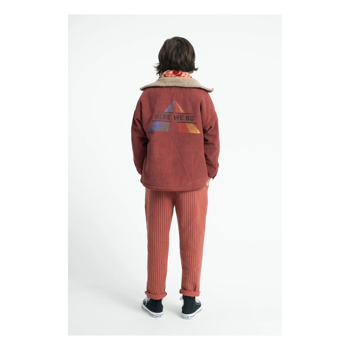 Piupiuchick - Here We Go Velvet Organic Cotton Jacket | Burgundy