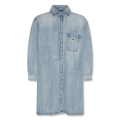 AO76 - Bani Denim Shirt Dress | Blue