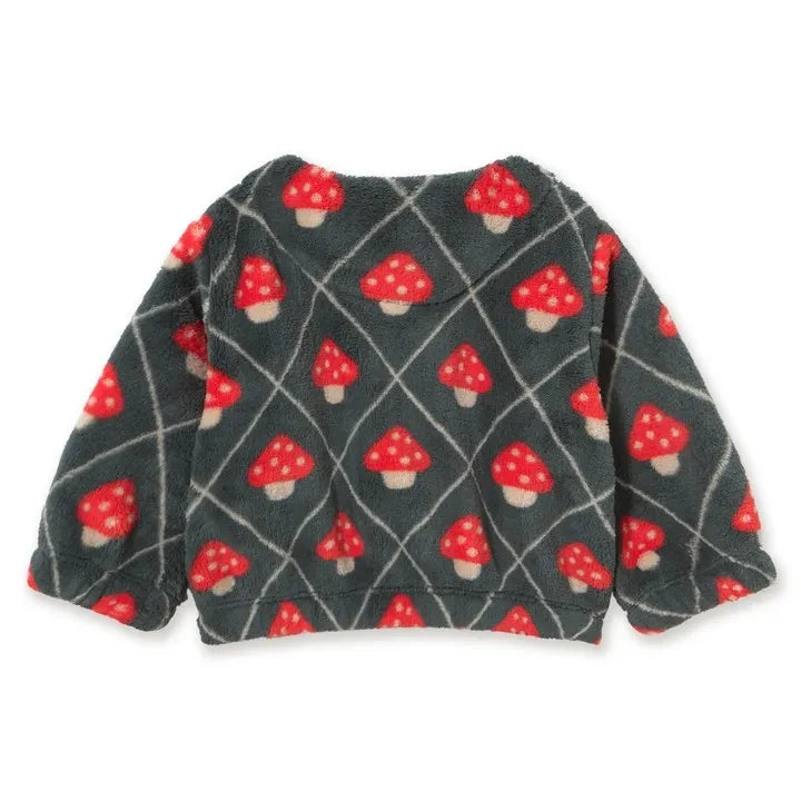 Tinycottons - Mushroom Fleece Jacket | Blue